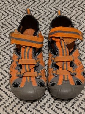 Kids Orange and Gray Active Sandals - Merrell